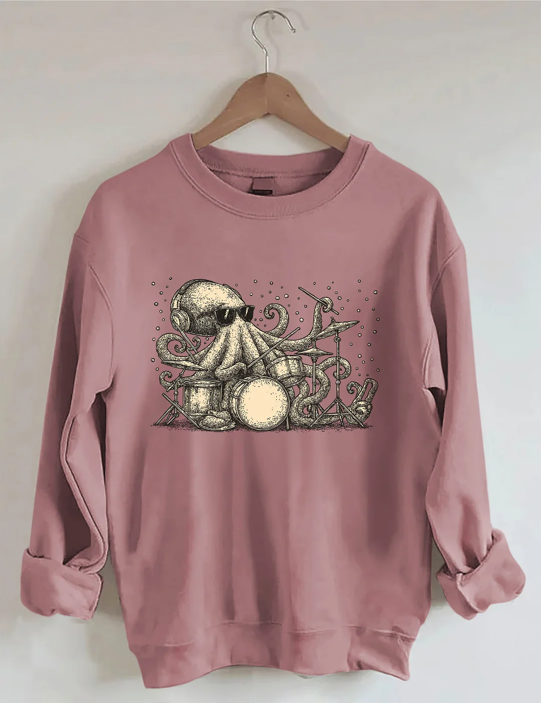 Octopus Drummer Sweatshirt