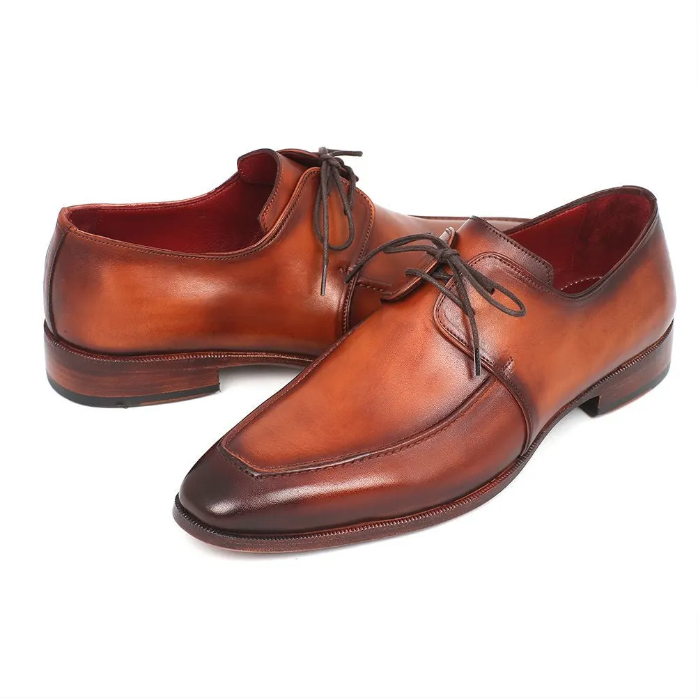 Gentleman's Oxford Shoes Classic Lace Up Formal Shoes Business Lather Brown Shoes-vocosishoes