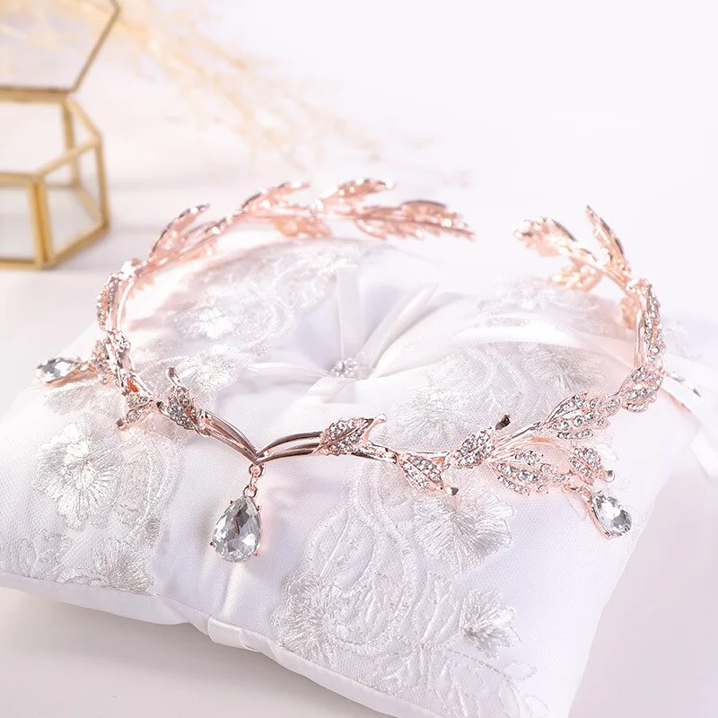 Elegant Princess Crystal Crown Bridal Hair Jewelry SS2228