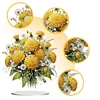 (US Local)Flower Double Sided Effect Table Top Diamond Painting Desktop Ornaments Kit (Dandelion)