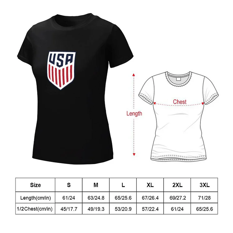 Vereinigten Staaten Damen Kurzarm Rundhals T-Shirt Casual Sommer Tops