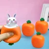 Écrase des jouets de Fidget de lapin de carotte