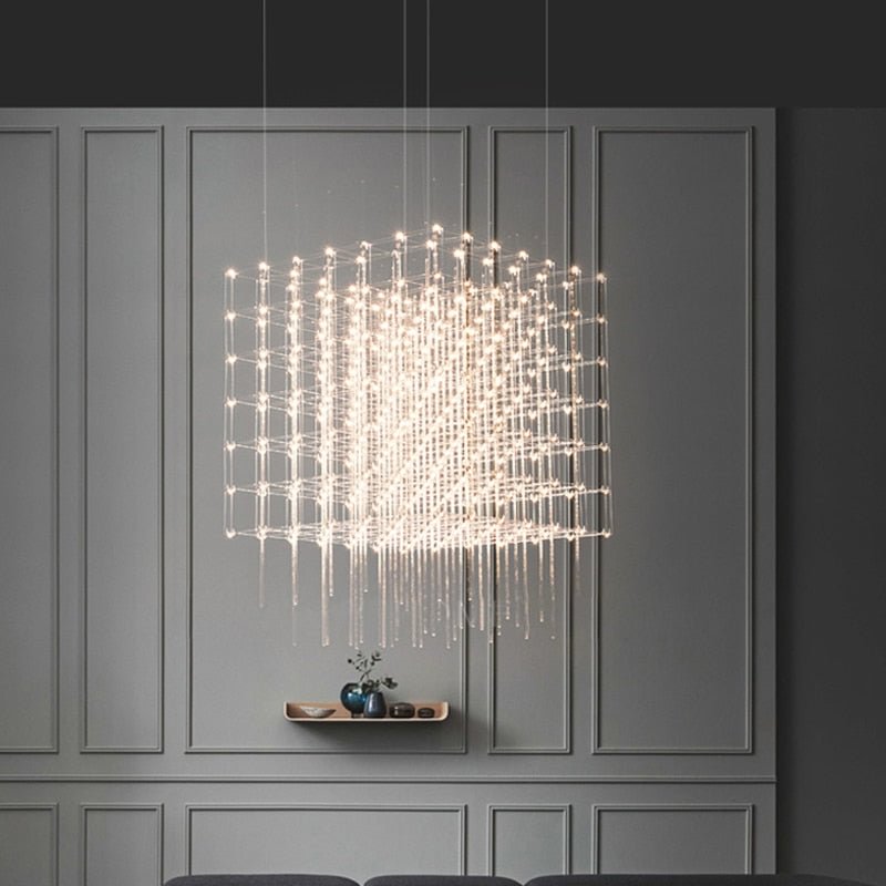 Modern Luxury Customizable Led Chandelier For Home Decoration Lighting, Nordic Hotel Villa Living Room Indoor Hanging Lights