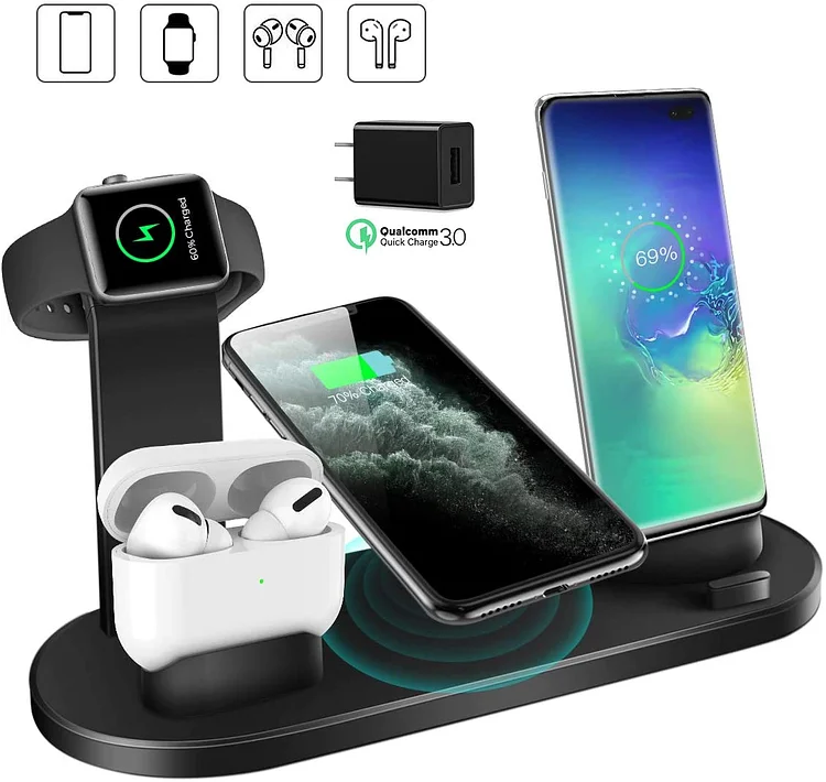 4 in 1 Wireless Charging Station