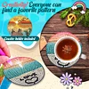 8pcs Sunrise DIY Diamond Painting Wooden Coasters