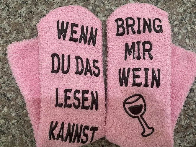 If You Read This Bring Me Some Wine Socks