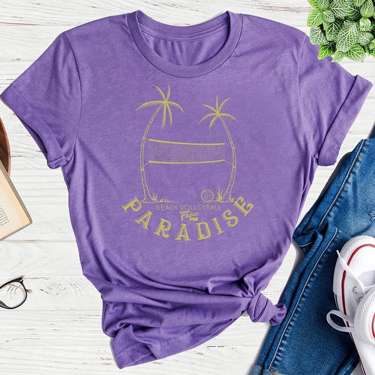 Beach Volleyball Paradise T-shirt Tee -03833
