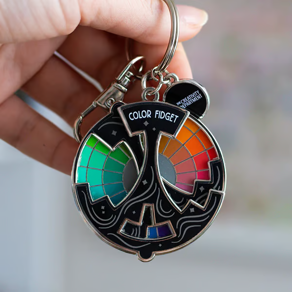 Color Fidget Enamel Pin