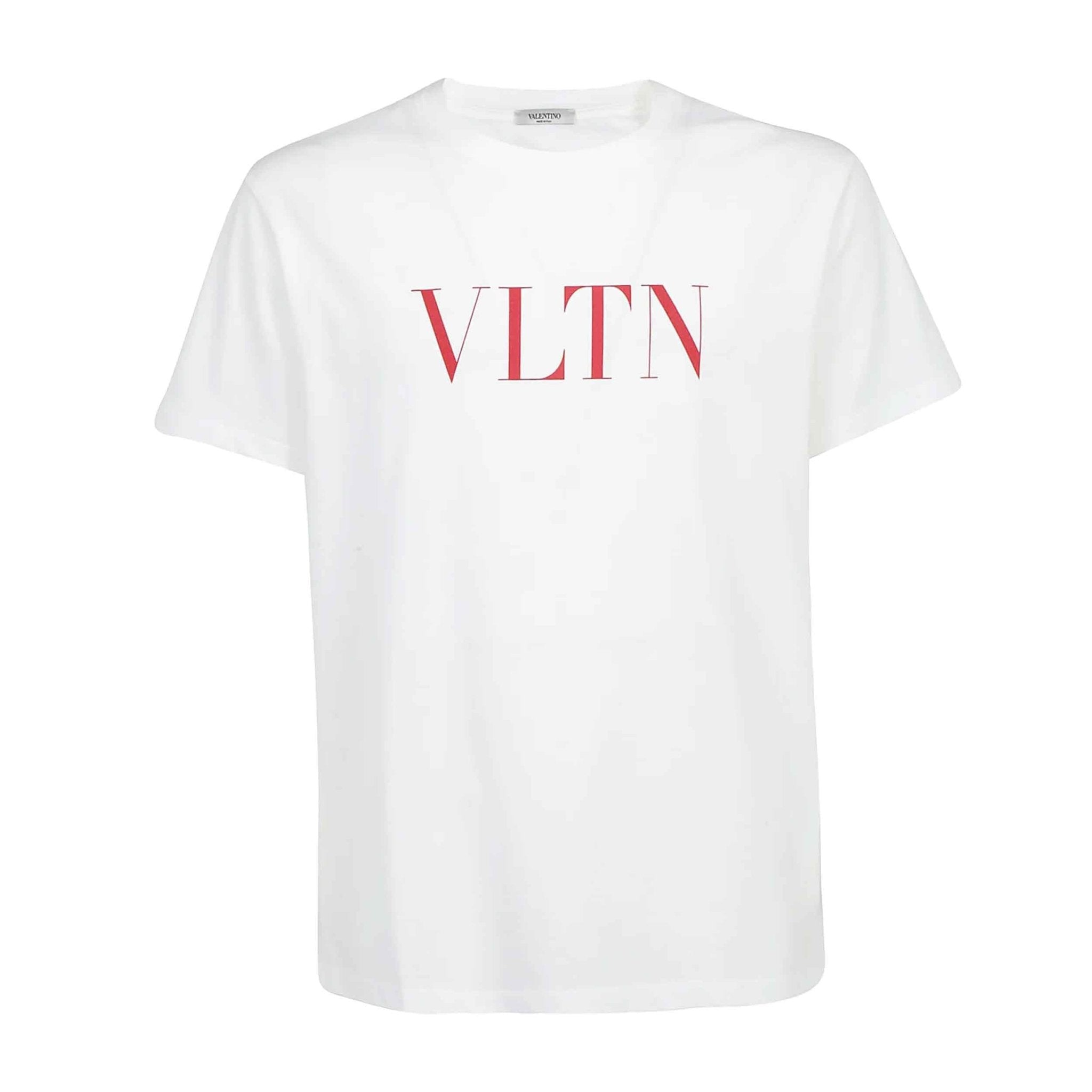 Valentino VLTN Logo Print T-Shirt in White