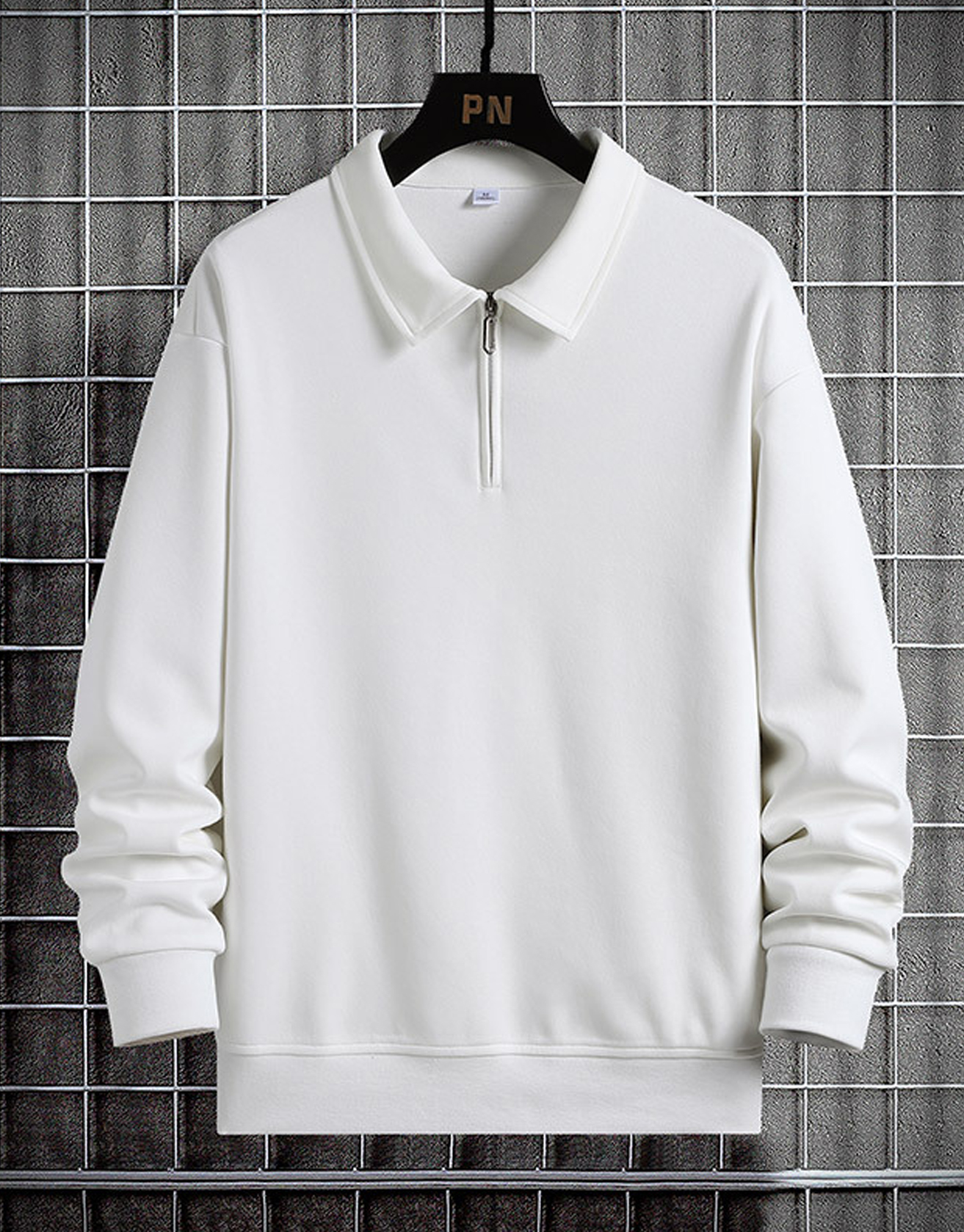 Casual Polo Solid Color Bottoming Shirt / TECHWEAR CLUB / Techwear