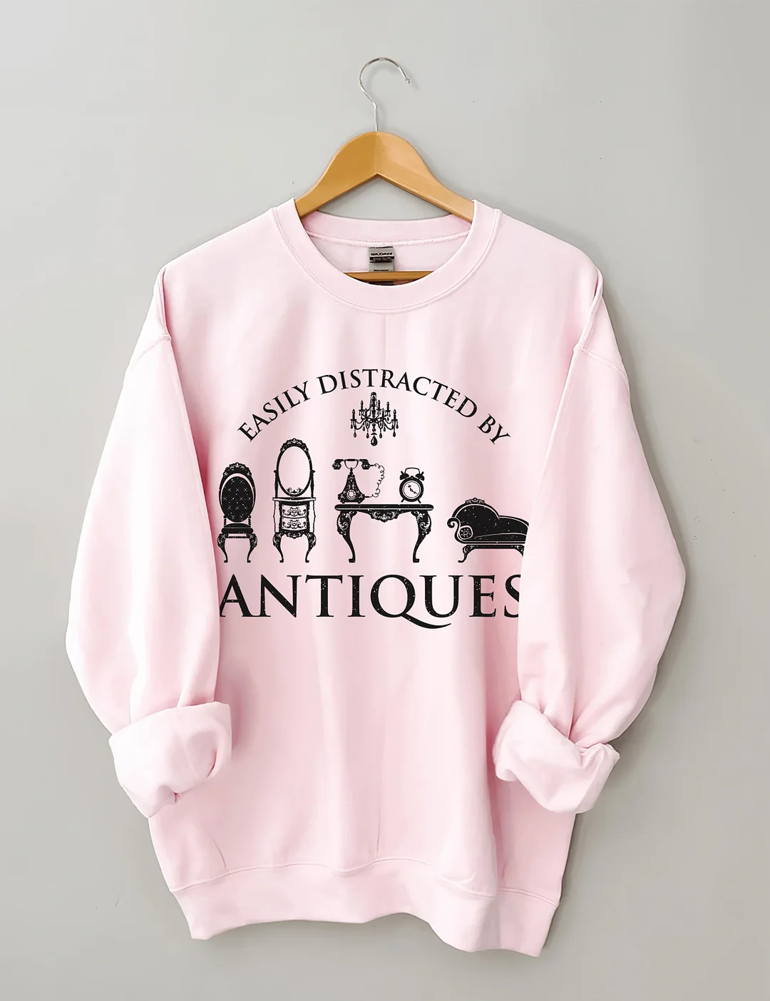 Easily Distracted By Antiques Sweatshirt