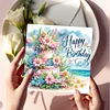 6Pcs carte de voeux d&rsquo;anniversaire-bricolage