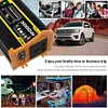 3000W Car Inverter Dual USB Smart Power Inverter (Black DC 12V to AC 220V