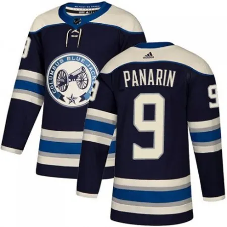 Men's Columbus Blue Jackets #9 Artemi Panarin Navy Blue Stitched NHL Jersey