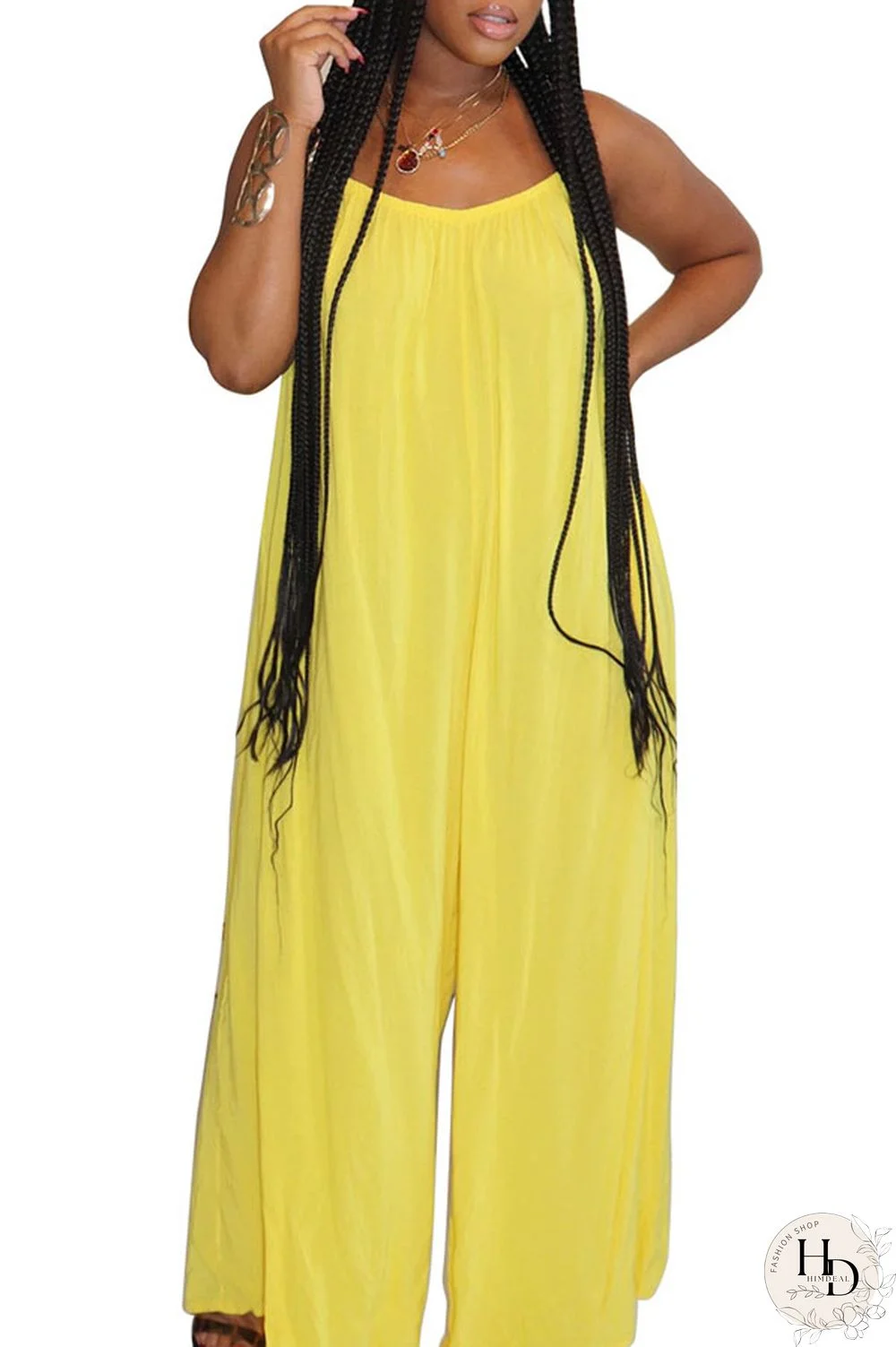 Red Fashion Sexy Solid Slip Jumpsuits