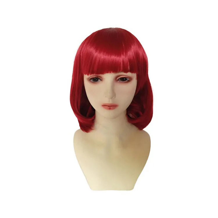 SCOOBY-DOO Velma Red Wig Cosplay Accessories Halloween Carnival Props