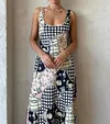 Vintage Victoria Style Printing Maxi Dress