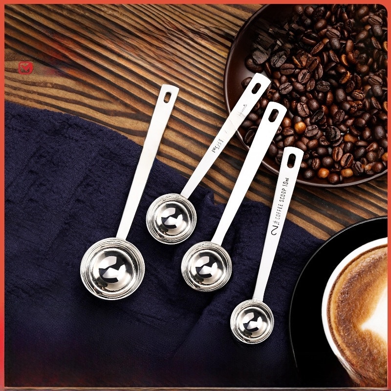 Stainless Steel Measuring Spoon 304 Milk Tea Shop Fruit Powder Spoon Coffee Milk Powder Spoon Scale Spoon Measuring Spoon 10g 15ml20g