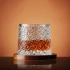 Tumbler Whiskey Glass Water Cup With Base, Rotating Cup, Rotating Decompression Cup, Brandy Cup, Creative Foreign Wine Cup