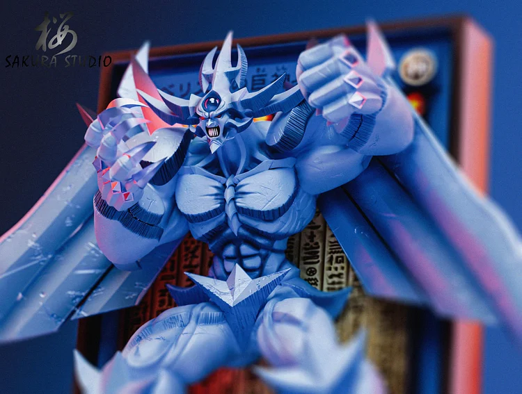 SAKURA Studio - Yu-Gi-Oh Picture Frame Series #5 Obelisk the Tormentor #6 Slifer the Sky Dragon #7 The Winged Dragon of Ra Statue(GK)-