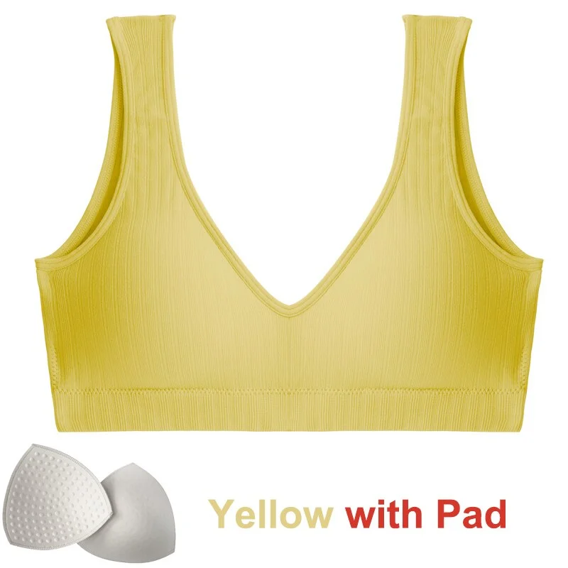 Women Crop Top Sexy Push Up Brassiere Tube Tops Seamless Bra Tank Top Bralette Lingerie for Female Underwear Backless Intimates