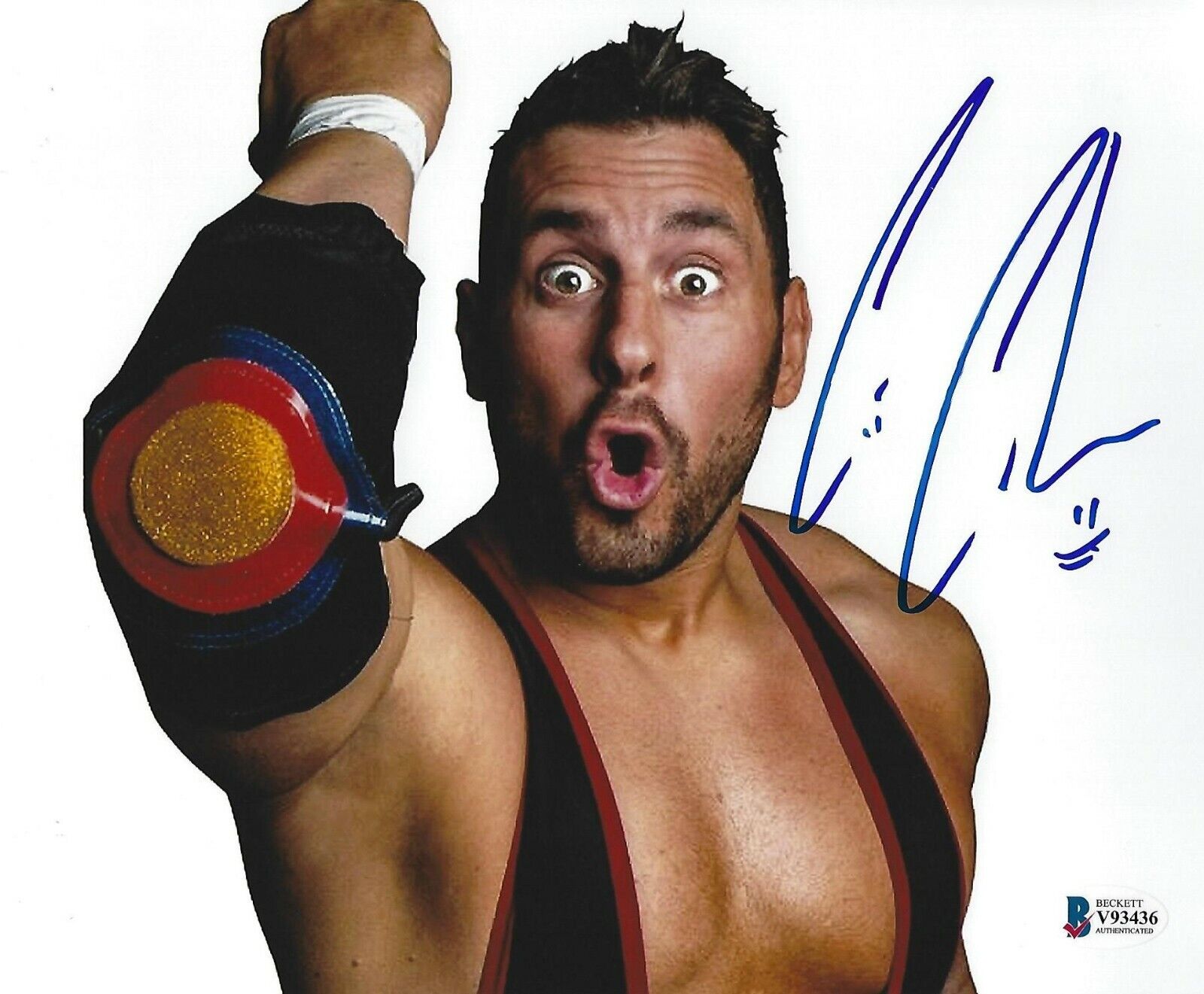 Colt Cabana Signed 8x10 Photo Poster painting BAS COA AEW NWA New Japan Pro Wrestling Picture 36