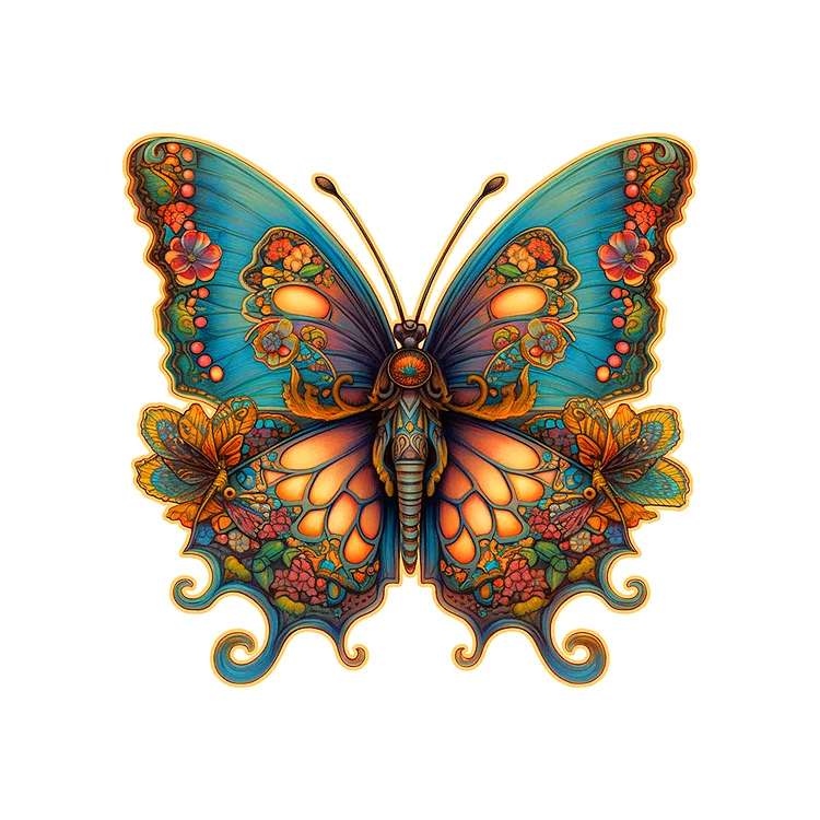 Butterfly Wooden Jigsaw Puzzle