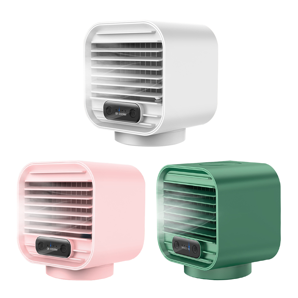 

Silent Nano Spray Air Cooler Humidifier Fan Summer Personal Desktop Fan, Green, 501 Original