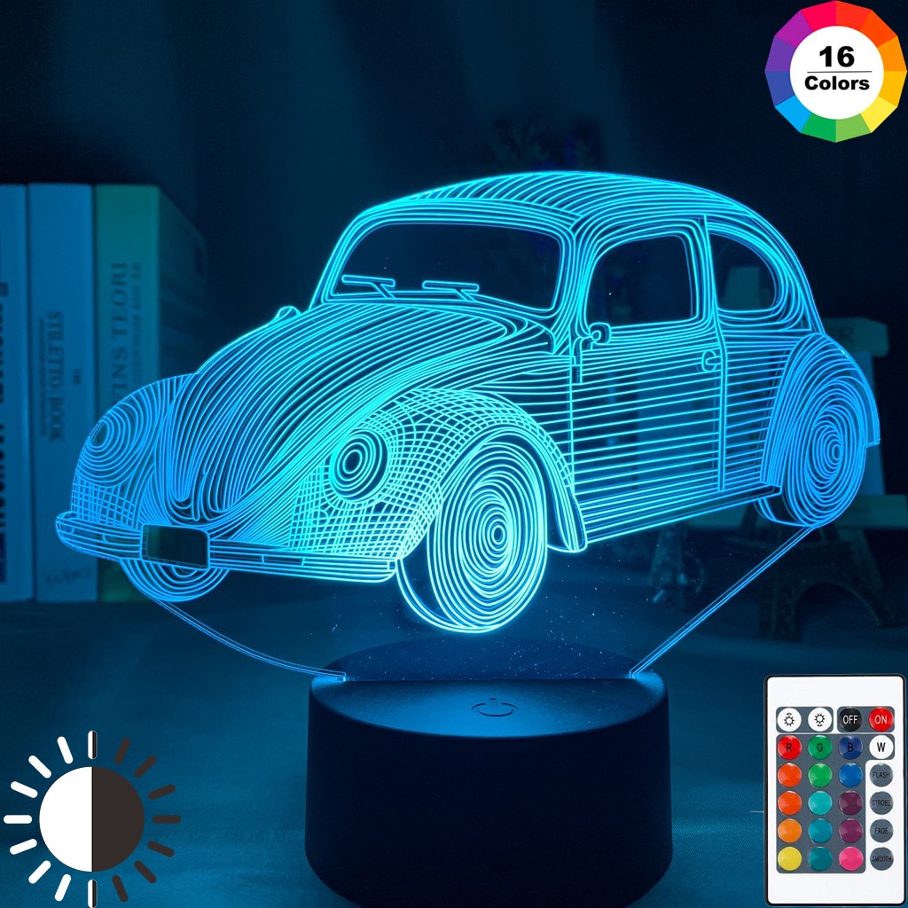 

Car - LED Night Light, 7 colors no remote, 501 Original