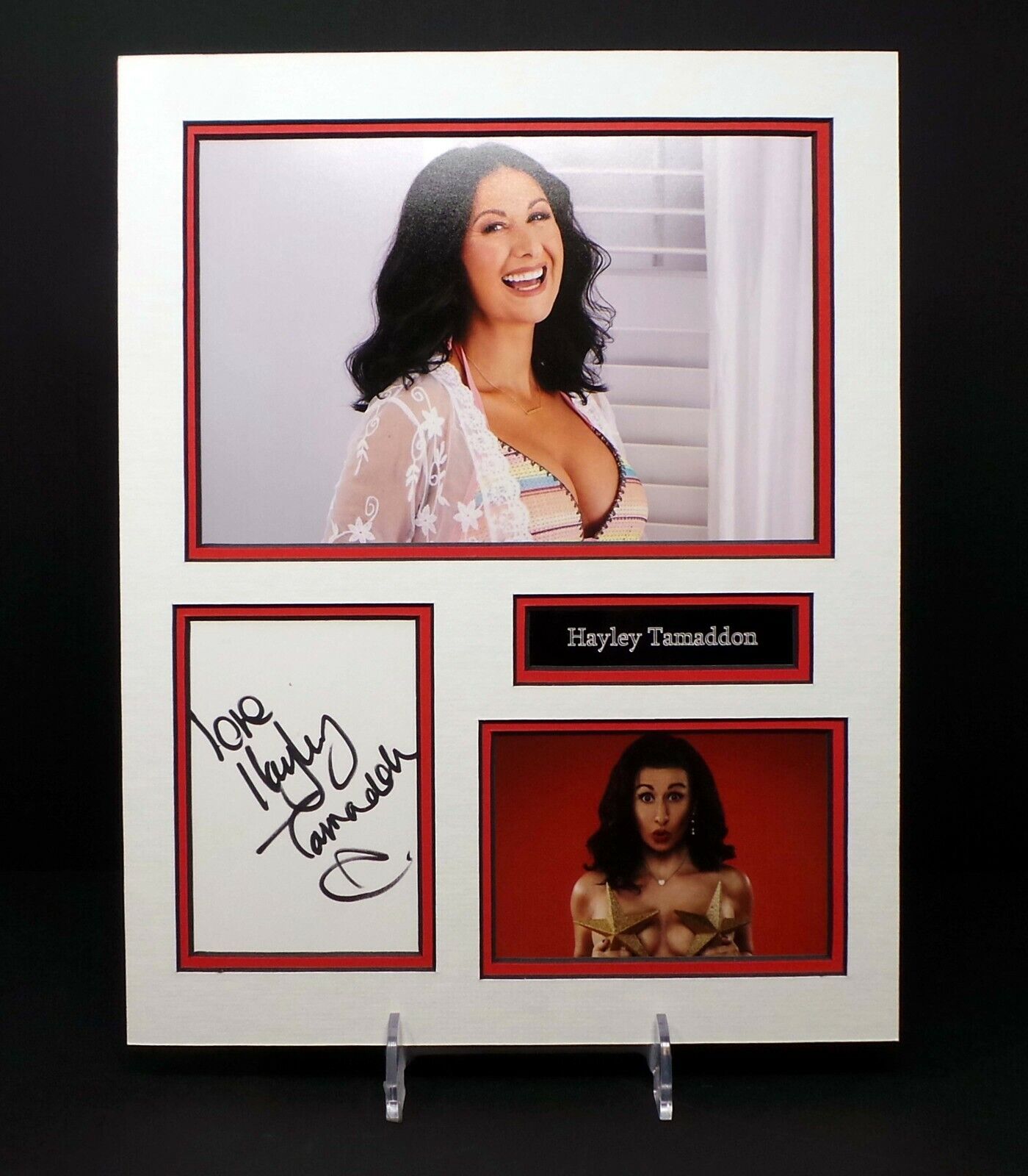 Hayley TAMADDON Emmerdale Del DINGLE Signed Mounted Photo Poster painting Display AFTAL RD COA