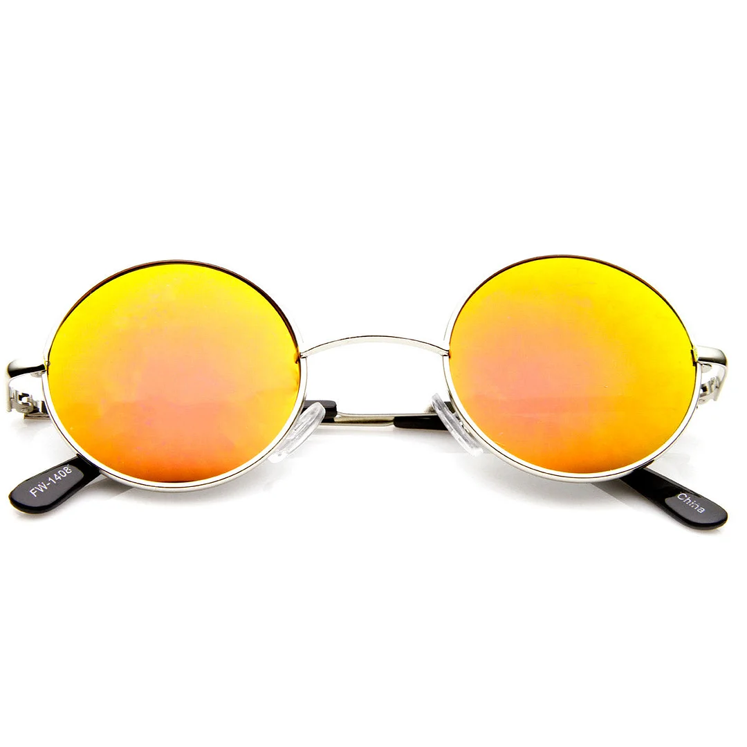 Small Retro-Vintage Style Lennon Inspired Round Metal Circle glasses