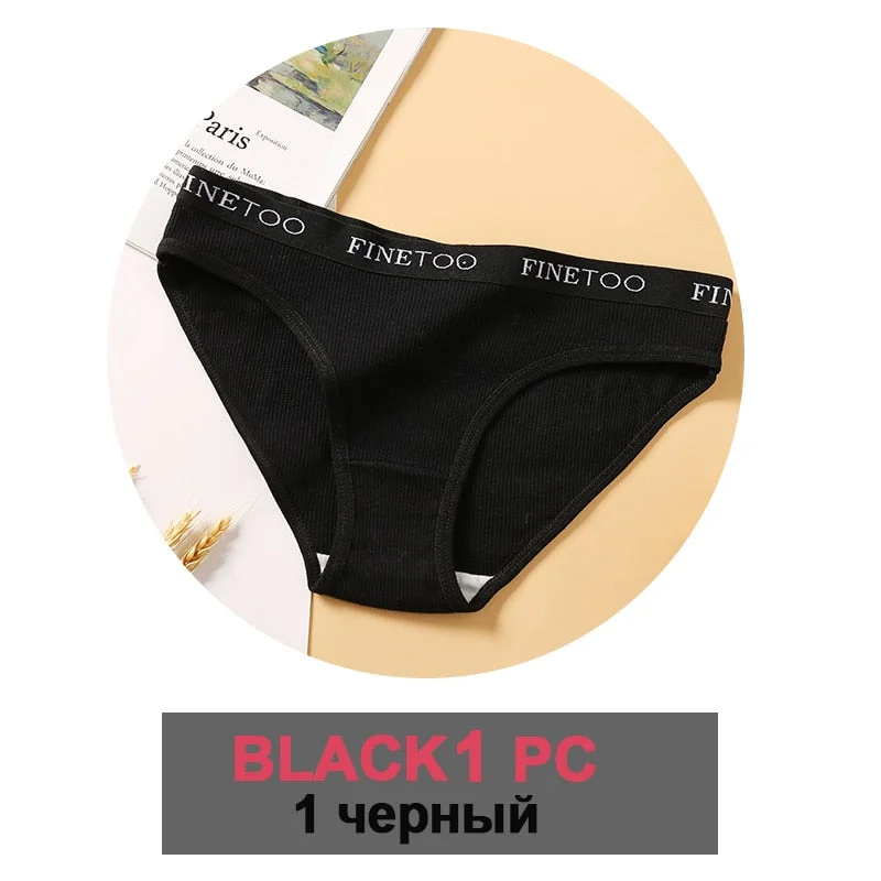 Sexy Cotton Panties for Woman Underwear Soft Letter Belt Women's Underpants Girls Lingerie Briefs Comfort Ladies Intimate M-XL