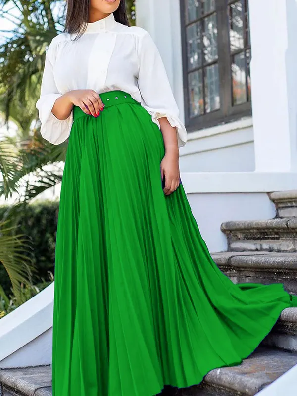 Solid Color Skirts Bottoms main image 0