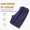 Short extensible en soie glac&eacute;e grande taille pour hommes