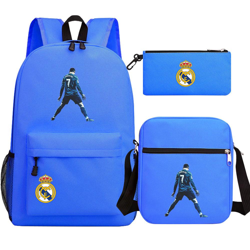 Mayoulove Cristiano Ronaldo Backpack Durable Design Comfortable Fit for School Adventures-Mayoulove