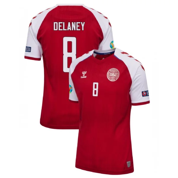 Dänemark Thomas Delaney 8 Home Tirkot EM 2021-2022