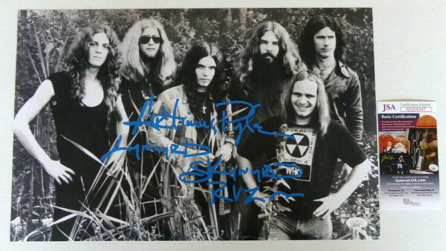 Artimus Pyle Signed 11x17 Photo Poster painting Autograph, Drummer, Lynyrd Skynyrd, RVZ, JSA COA