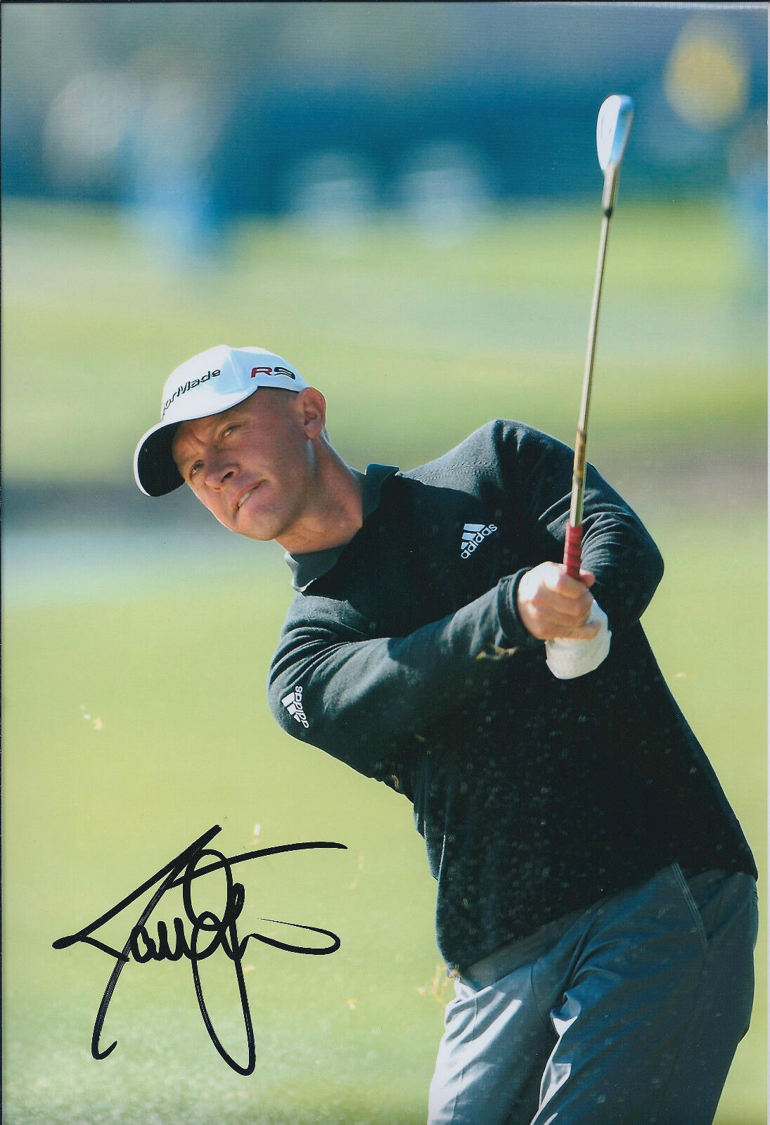 Nathan GREEN SIGNED Autograph 12x8 Photo Poster painting AFTAL COA Tour Winner Golf