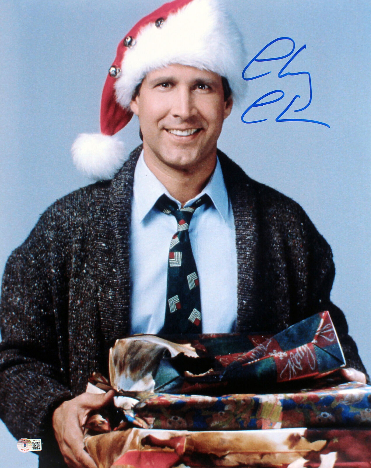 Chevy Chase Christmas Vacation Authentic Signed 16x20 Photo Poster painting BAS Witness #WR44371