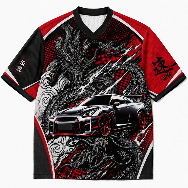 Techwear JDM Moto 08 Short Sleeve Jersey
