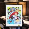 A3 & 4K Size Team Rocket Jessie & James & Meowth Decorative Painting - Pokemon - HuangGua Studio