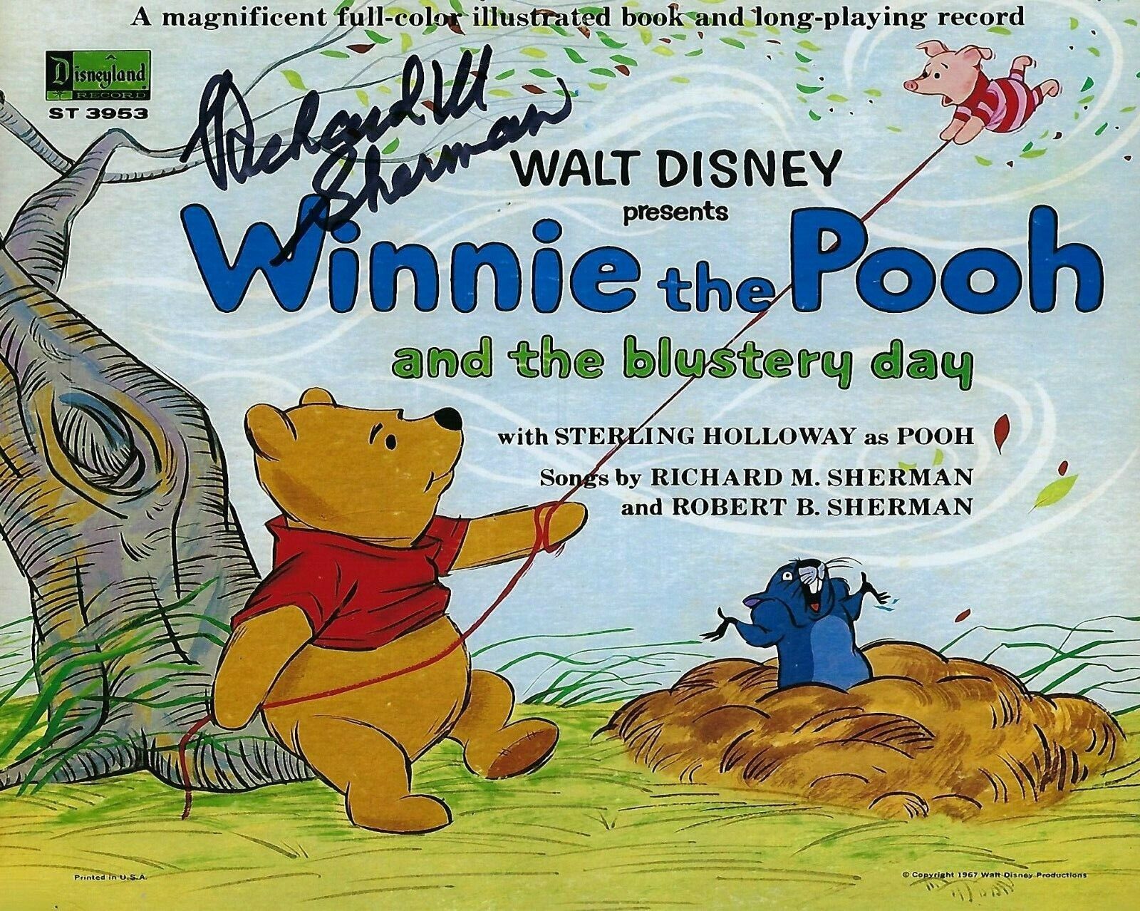 GFA Winnie the Pooh Songwriter * RICHARD M. SHERMAN * Signed 8x10 Photo Poster painting R3 COA