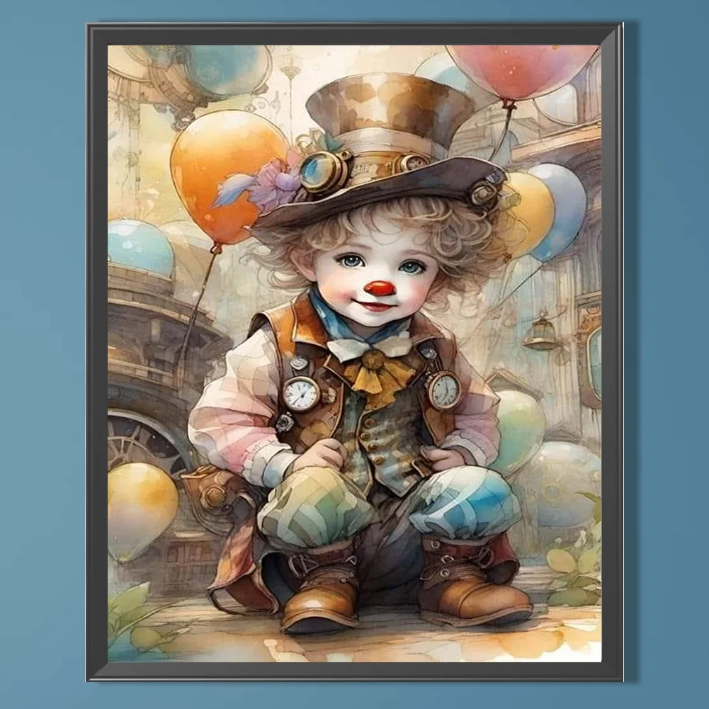 Diamond Painting - Full Square Drill - Clown(Canvas|40*50cm)