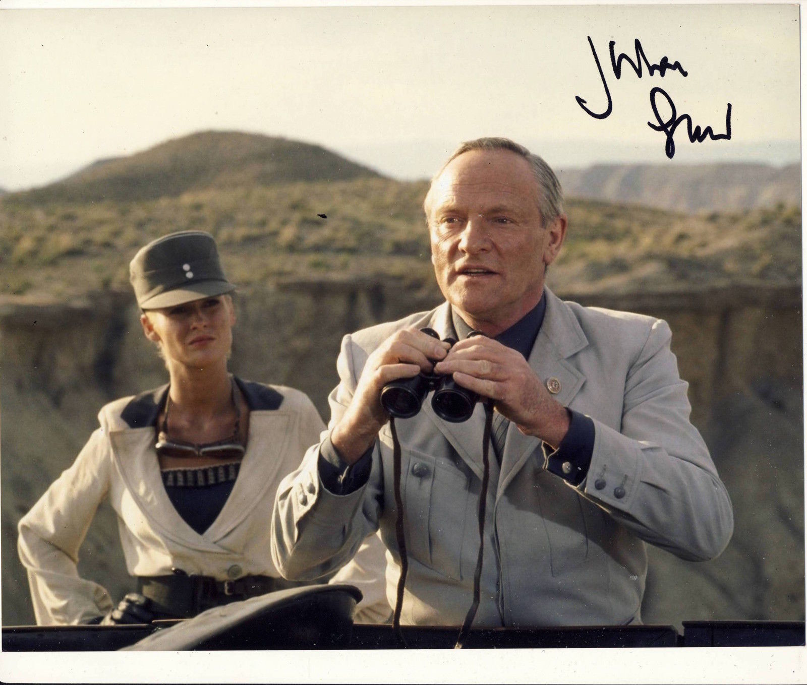 Julian Glover Autograph INDIANA JONES Signed 8x10 Photo Poster painting AFTAL [A0076]