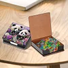 PU 5D Diamond Painting Kit Note Box DIY Diamond Art Notepad Box (Panda)