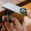 Aluminum alloy table extension clamp that can connect to flat gas canisters, heightening connector, camping multi-functional table side clamp