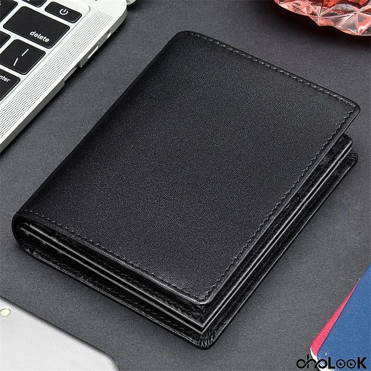 Leather Anti-Theft RFID Blocking Vintage Cash Cards Wallets For Men