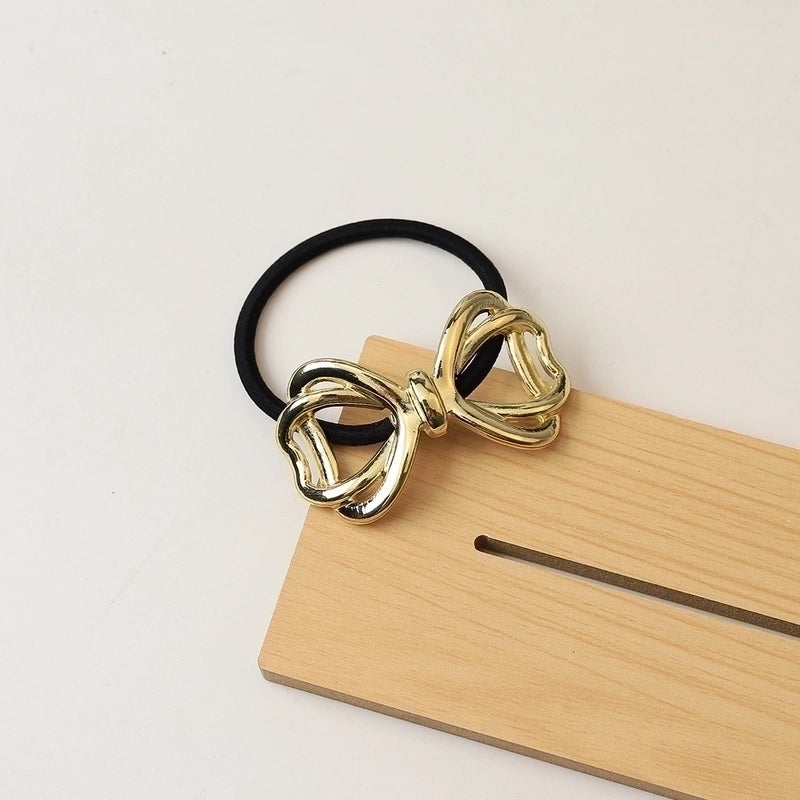 Women’s Elegant Classic Style Bow Knot Alloy Hair Tie