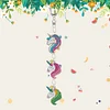 >SALE<DIY Diamond Art Key Rings Unicorn Keychain Supplies Gift for Kids (PT25)