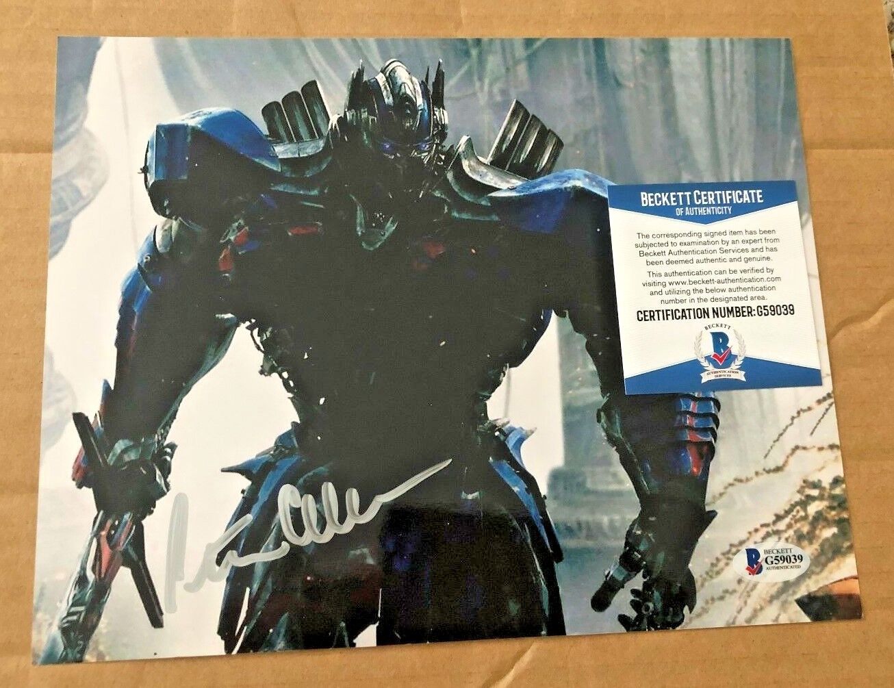 PETER CULLEN SIGNED TRANSFORMERS OPTIMUS PRIME 8X10 Photo Poster painting BECKETT CERT #4